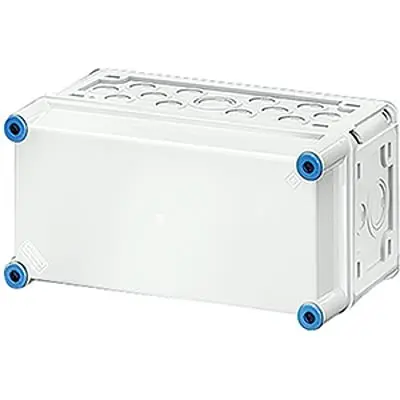 Produktfoto 1 von HENSEL Mi Polycarbonat Abzweigdose Grau IP66 Breite 275mm Höhe 125 mm Länge 150 mm