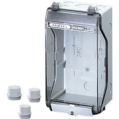 Produktfoto 1 von HENSEL KG Polystyrol Abzweigdose Grau IP55, IP66 Breite 101mm Höhe 205 mm Länge 95 mm