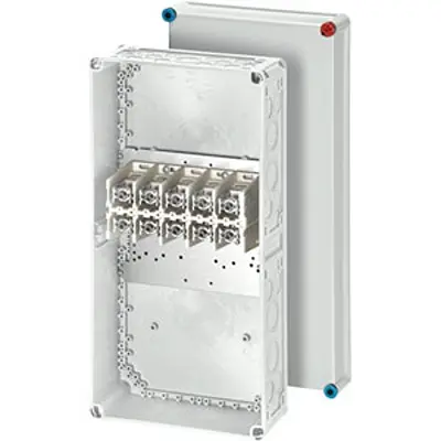 Produktfoto 1 von HENSEL K Polycarbonat Abzweigdose Grau IP65 5 Breite 300 mm Höhe 600 mm Länge 170 mm