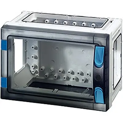 HENSEL FP Polycarbonat Abzweigdose Grau IP66 Breite 216mm Höhe 126 mm Länge 140 mm