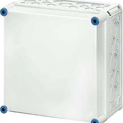 Produktfoto 1 von HENSEL Mi Polycarbonat Abzweigdose Grau IP66 Breite 275mm Höhe 275 mm Länge 150 mm
