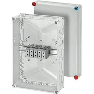 Produktfoto 1 von HENSEL K Polycarbonat Abzweigdose Grau IP65 5 Breite 300mm Höhe 450 mm Länge 170 mm