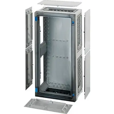 Produktfoto 1 von HENSEL FP Polycarbonat Abzweigdose Grau, Klar IP65 Breite 276mm Höhe 546 mm Länge 163 mm