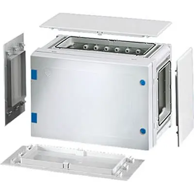 Produktfoto 1 von HENSEL FP Polycarbonat Abzweigdose Grau IP65 Breite 276mm Höhe 186 mm Länge 163 mm