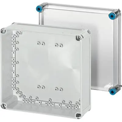 Produktfoto 1 von HENSEL K Polycarbonat Abzweigdose Grau IP66 Breite 275mm Höhe 275 mm Länge 150 mm