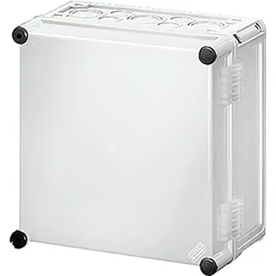 Produktfoto 1 von HENSEL Mi Polycarbonat Abzweigdose Grau IP66 Breite 275mm Höhe 275 mm Länge 150 mm