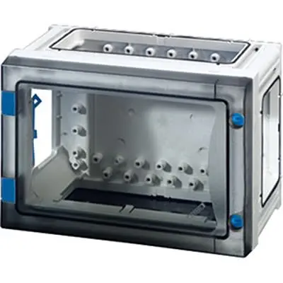 Produktfoto 1 von HENSEL FP Polycarbonat Abzweigdose Grau IP66 Breite 270mm Höhe 180 mm Länge 163 mm