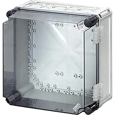 Produktfoto 1 von HENSEL Mi Polycarbonat Abzweigdose Grau IP66 Breite 275mm Höhe 275 mm Länge 195 mm