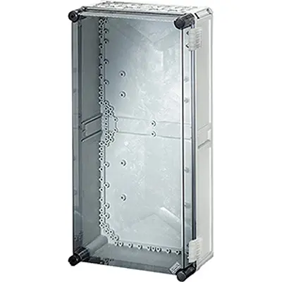 Produktfoto 1 von HENSEL Mi Polycarbonat Abzweigdose Grau Breite 275 mm Höhe 575 mm Länge 150 mm