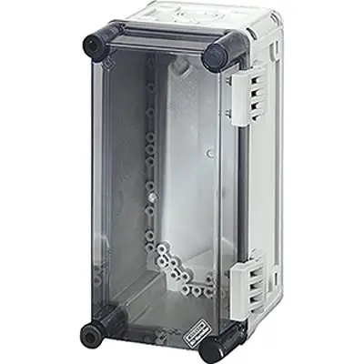 Produktfoto 1 von HENSEL Mi Polycarbonat Abzweigdose Grau IP66 Breite 125mm Höhe 275 mm Länge 150 mm