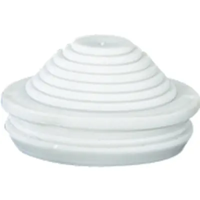 Produktfoto 1 von HENSEL Kabeltülle 4 mm min. 13 mm, Typ Schrittmotor bis Ø 34 mm Loch ø 40.5 mm Thermoplastisches Elastomer Grau -25 °C
