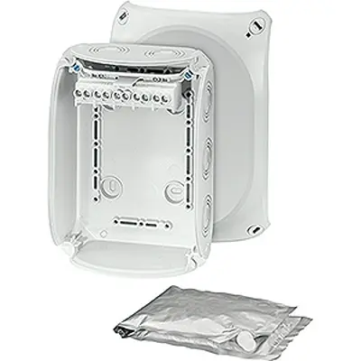 Produktfoto 1 von HENSEL WP Polycarbonat Abzweigdose Grau IP68 5 Breite 180 mm Höhe 130 mm Länge 77 mm