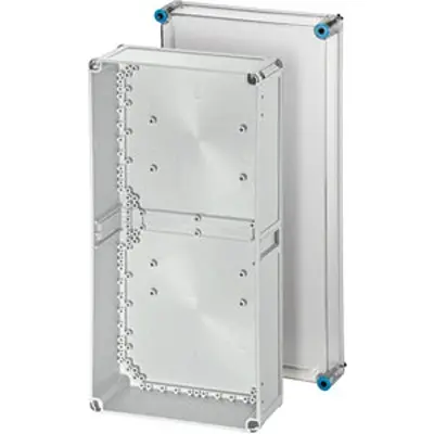 Produktfoto 1 von HENSEL K Polycarbonat Abzweigdose Grau IP66 Breite 275 mm Höhe 575 mm Länge 150 mm