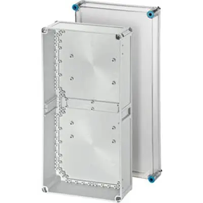 Produktfoto 1 von HENSEL K Polycarbonat Abzweigdose Grau IP66 Breite 275mm Höhe 575 mm Länge 150 mm