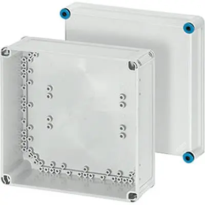 Produktfoto 1 von HENSEL K Polycarbonat Abzweigdose Grau IP66 Breite 275mm Höhe 275 mm Länge 150 mm