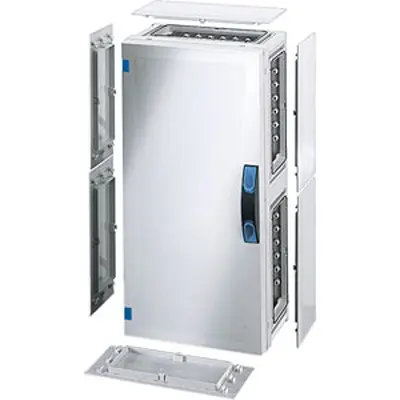 Produktfoto 1 von HENSEL FP Polycarbonat Abzweigdose Grau IP65 Breite 276 mm Höhe 546 mm Länge 186 mm