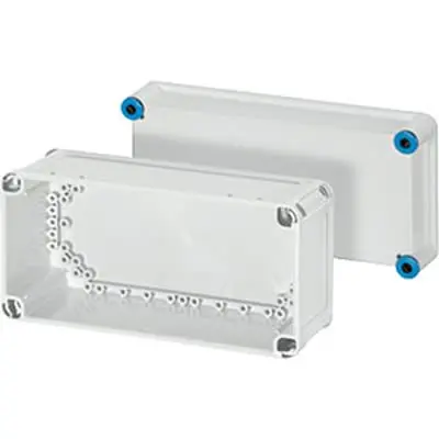 Produktfoto 1 von HENSEL K Polycarbonat Abzweigdose Grau IP66 Breite 275mm Höhe 125 mm Länge 150 mm