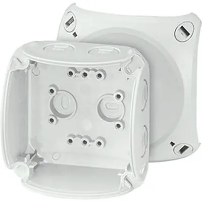 Produktfoto 1 von HENSEL KF Polycarbonat Abzweigdose Grau IP69, IP40, IP66 Breite 93 mm Höhe 93 mm Länge 62 mm