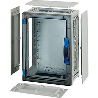 Produktfoto 1 von HENSEL FP Polycarbonat Abzweigdose Klar IP65 Breite 276mm Höhe 366 mm Länge 186 mm