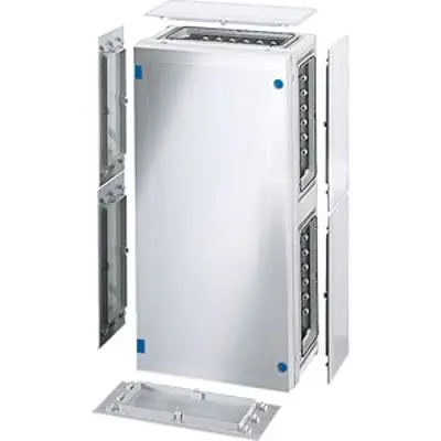 Produktfoto 1 von HENSEL FP Polycarbonat Abzweigdose Grau IP65 Breite 276mm Höhe 546 mm Länge 163 mm