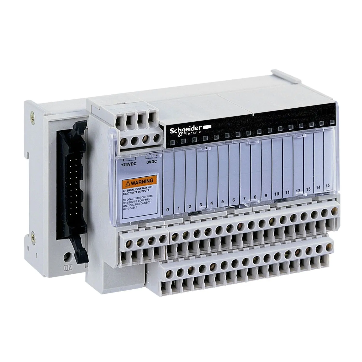 Produktfoto 1 von Schneider Electric Telefast Untersockel 16 x Modicon ABE7 19 →30 V