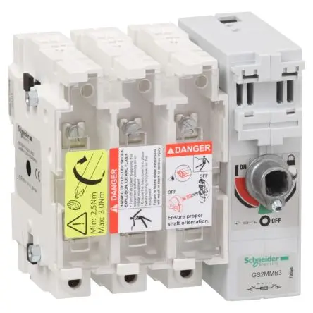 Produktfoto 1 von Schneider Electric TeSys GS Sicherungsschalter-Trennschalter / 3-polig