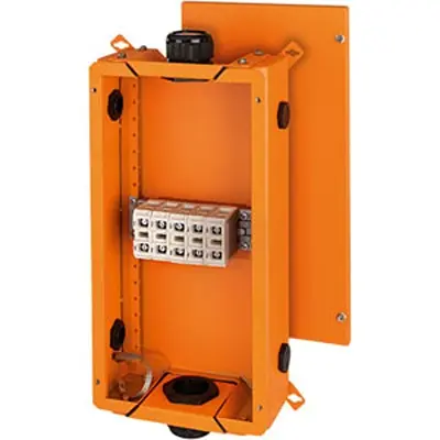 Produktfoto 1 von HENSEL FK Edelstahl Abzweigdose Orange IP65 5 Breite 515 mm Höhe 276 mm Länge 138 mm