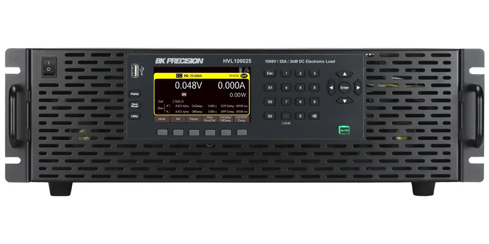 Produktfoto 1 von BK Precision HVL Elektronische Last, 3 kW, 25 A / 1000 V