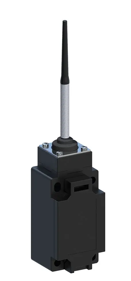 Produktfoto 1 von RS PRO Endschalter, Federhebel, 1 Schließer/1 Öffner, IP 65, Thermoplast, 10A Anschluss M20