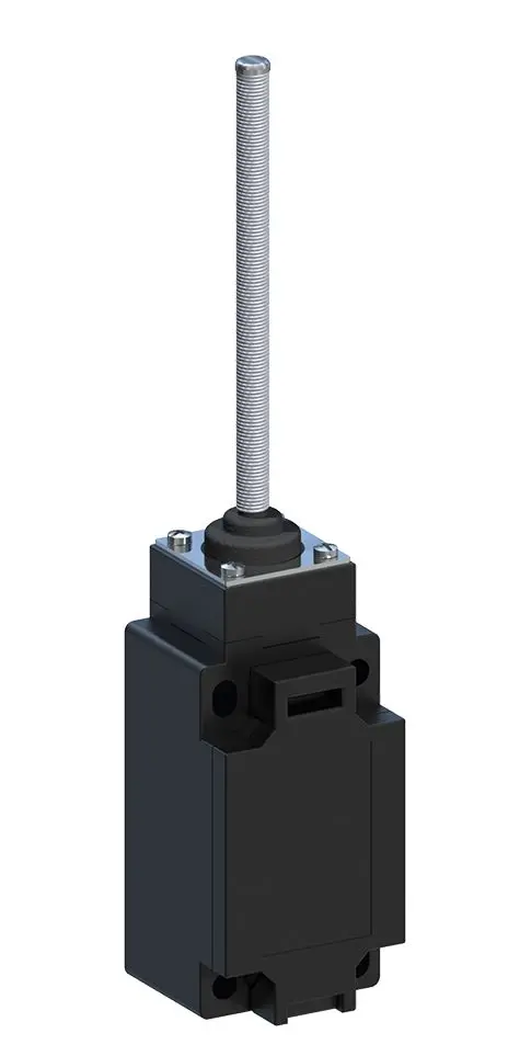 Produktfoto 1 von RS PRO Endschalter, Federhebel, 1 Schließer/1 Öffner, IP 65, Thermoplast, 10A Anschluss M20
