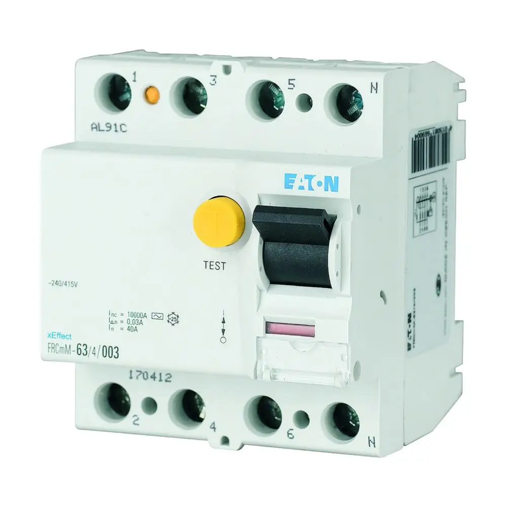 Produktfoto 1 von Eaton xE?ect - FRCmM-NA RCCB, 4-polig, 25A, 30mA Typ A xEffect - Industrie-Schaltgeräte 110/190V