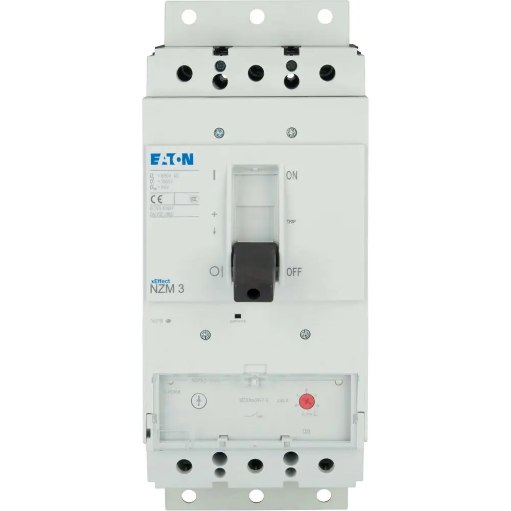 Produktfoto 1 von Eaton Moeller NZMH3 Elektronischer Schutzschalter 690 V 3, 500 A Feststehend 150 kA L. 335 mm x 140 mm