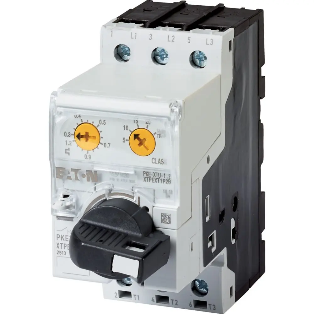 Produktfoto 1 von Eaton Moeller PKE Elektronischer Schutzschalter 690V, 1.2 A 0 kA L. 101 mm x 45 mm