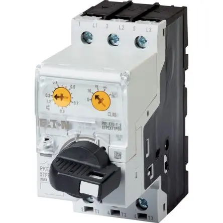 Produktfoto 1 von Eaton Moeller PKE Elektronischer Schutzschalter 690V, 1.2A 0 kA L. 101 mm x 45mm