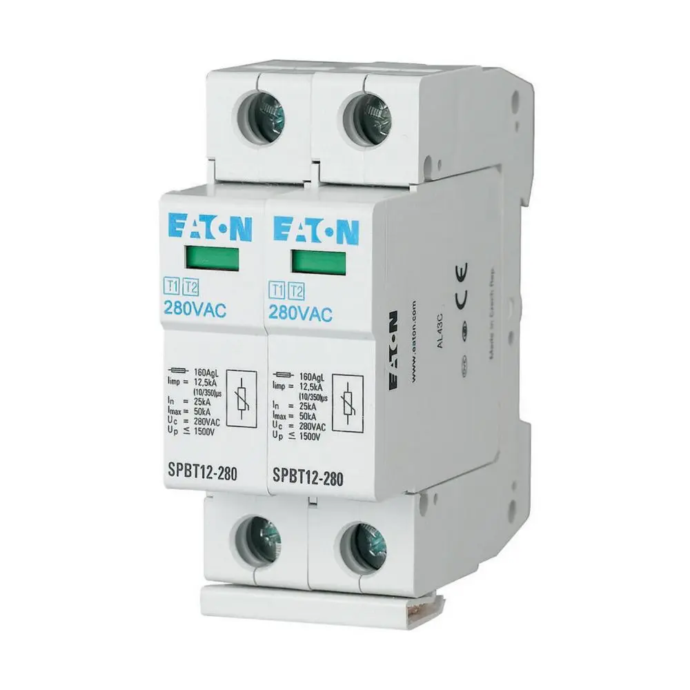 Eaton, Überspannungsableiter, 1-phasig, 1.5 kV 12.5 kA DIN-Hutschiene xPole - SPBT12