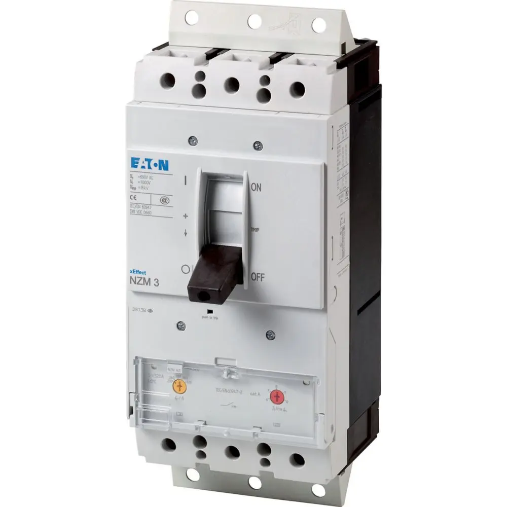 Produktfoto 1 von Eaton NZM NZM Elektronischer Schutzschalter 690 V 3, 320 A Feststehend 36 kA L. 335 mm x 140 mm