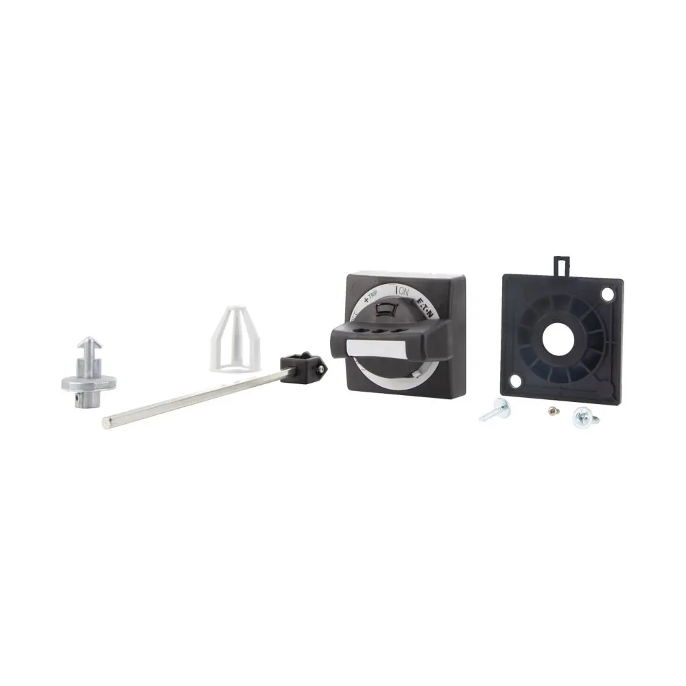 Produktfoto 1 von Eaton Schwarz PKE Griff für 90 Grad, MCC-V, verdrillt 235 mm 3-fach abschließbar, IP65