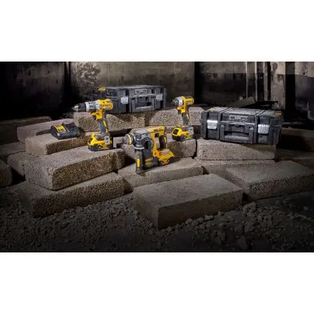 Produktfoto 1 von DeWALT Schnurlos 18V Elektrowerkzeugsatz 3-teilig 5 Ah Typ C - EU