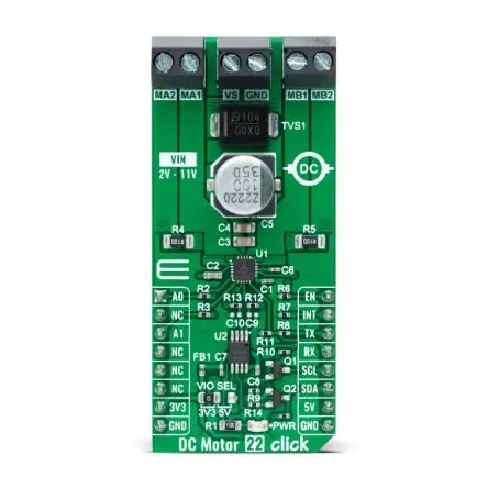 Produktfoto 1 von Brand-Rex TMC 7300 Entwicklungsboard, DC Motor 22 Click Bürstenloser Gleichstrommotor-Treiber