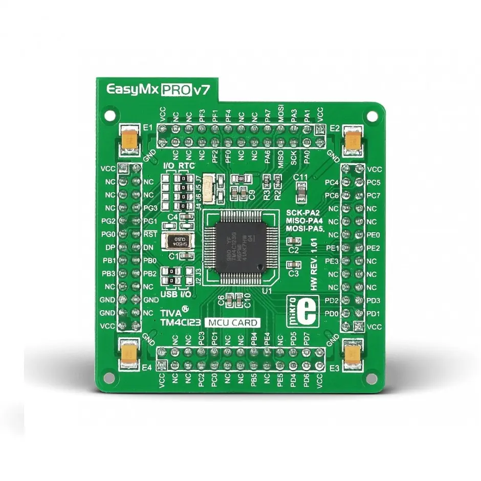 Produktfoto 1 von Brand-Rex EasyMx PRO v7 für Tiva C-Serie MCU, MCU-Karte Entwicklungstool Microcontroller AVR TM4C123GH6PM Mikroe-1622