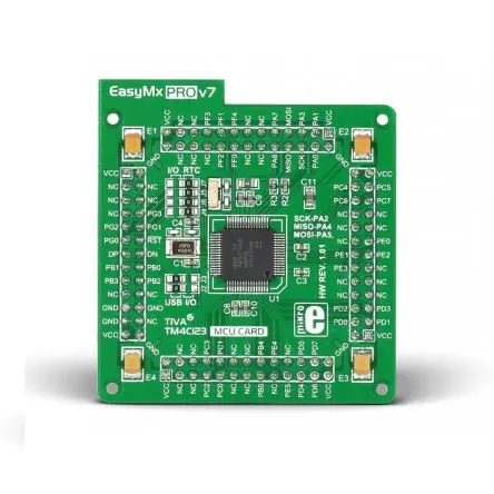 Produktfoto 1 von Brand-Rex EasyMx PRO v7 für Tiva C-Serie MCU, MCU-Karte Entwicklungstool Microcontroller AVR TM4C123GH6PM Mikroe-1622