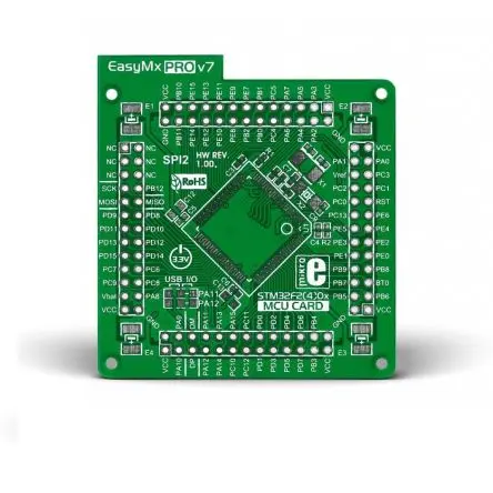 Produktfoto 1 von Brand-Rex MCUcard HP 100-Pin-TQFP MCU, MCU-Karte Entwicklungstool Microcontroller 7. Generation Mikroe-1108