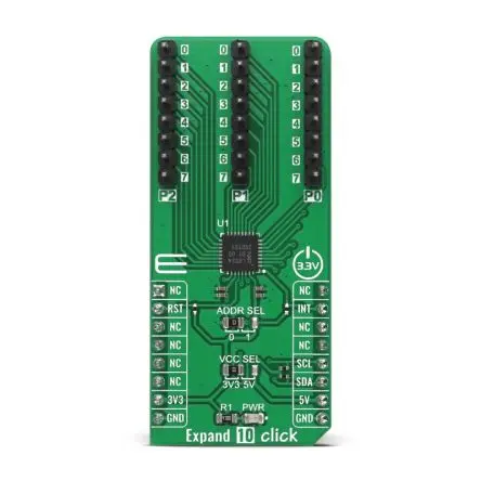 Produktfoto 1 von Brand-Rex Expand 10 Click Kommunikationsplatine für E/A-Erweiterung, Platine Entwicklungstool Microcontroller