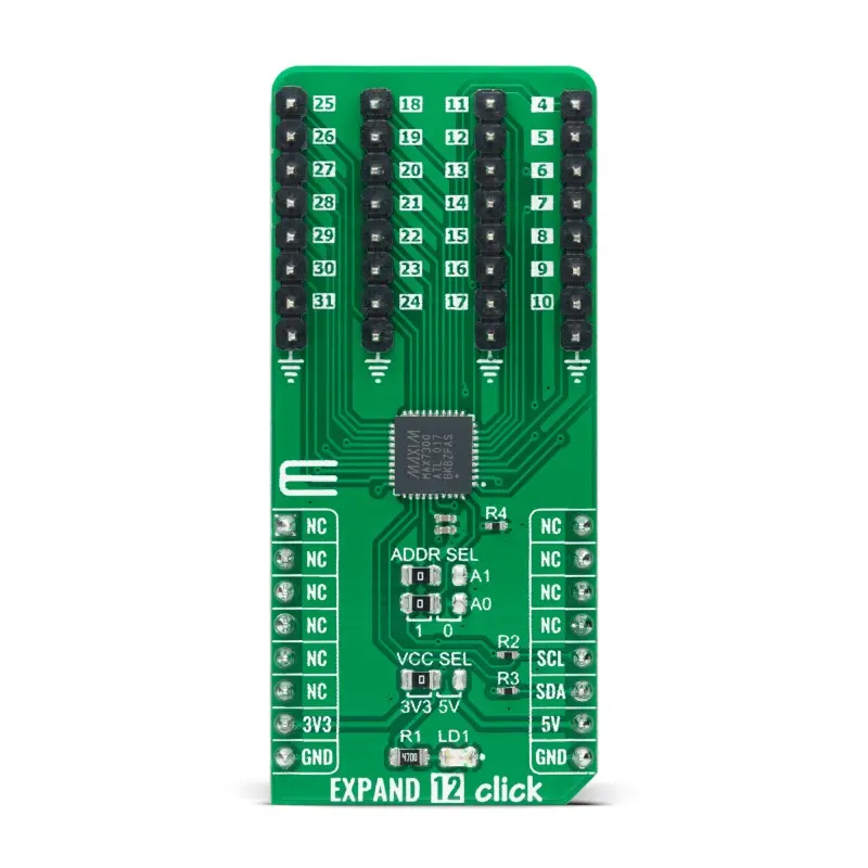 Produktfoto 1 von Brand-Rex Expand 12 Click Kommunikationsplatine für E/A-Erweiterung, Platine Entwicklungstool Microcontroller