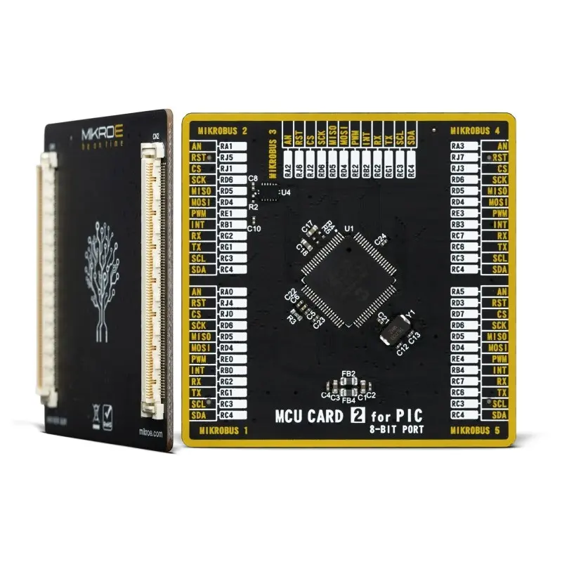 Produktfoto 1 von Brand-Rex MCU, Entwicklungsboard Entwicklungstool Microcontroller PIC 8. Generation Mikroe-4030