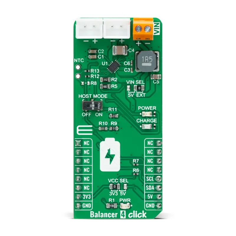 Produktfoto 1 von Brand-Rex MP2672A Entwicklungsboard, Balancer 4 Click Akkuladegerät