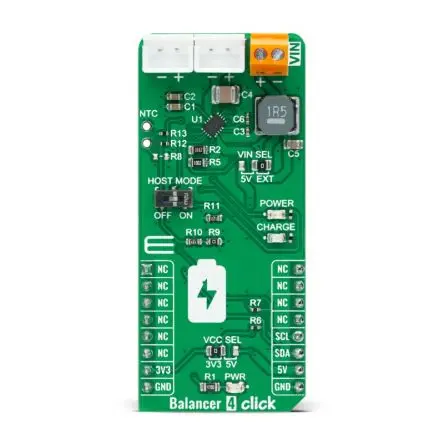 Produktfoto 1 von Brand-Rex MP2672A Entwicklungsboard, Balancer 4 Click Akkuladegerät