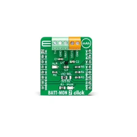 Produktfoto 1 von Brand-Rex MAX17262 Entwicklungsboard, BATT-MON 2 Click Batterieüberwachung