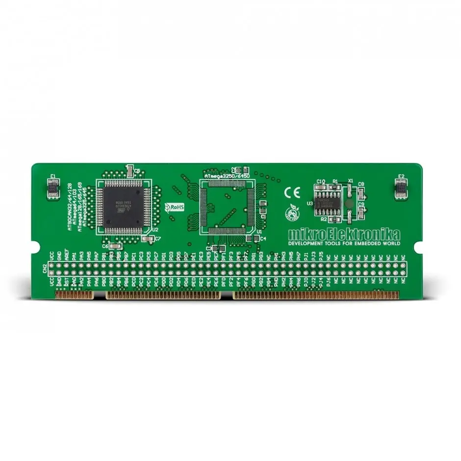 Produktfoto 1 von Brand-Rex BIGAVR6-MCU-Karte mit ATMEGA128 MCU, MCU-Karte Entwicklungstool Microcontroller 8-Bit-AVR AVR Mikroe-457