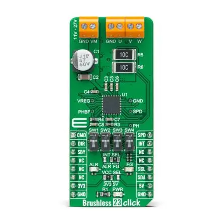 Produktfoto 1 von Brand-Rex TC78B011FTG Entwicklungsboard, Brushless 23 Click